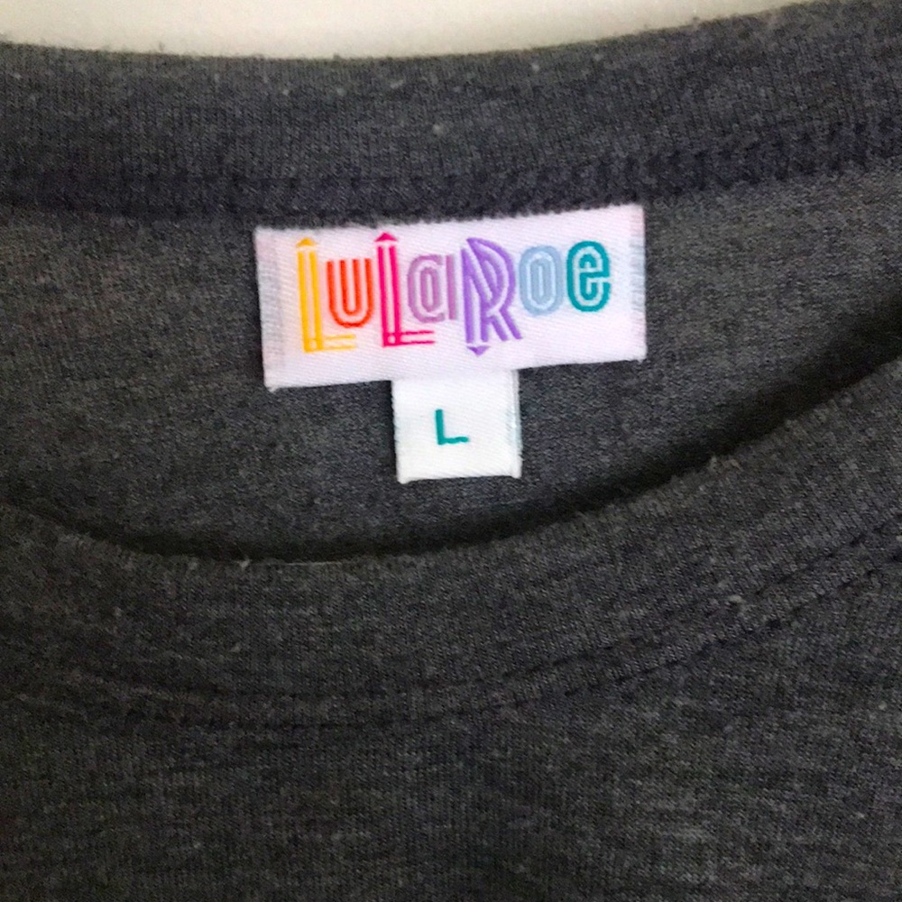 LuLaRoe Large Randy top - Picture 3 of 9